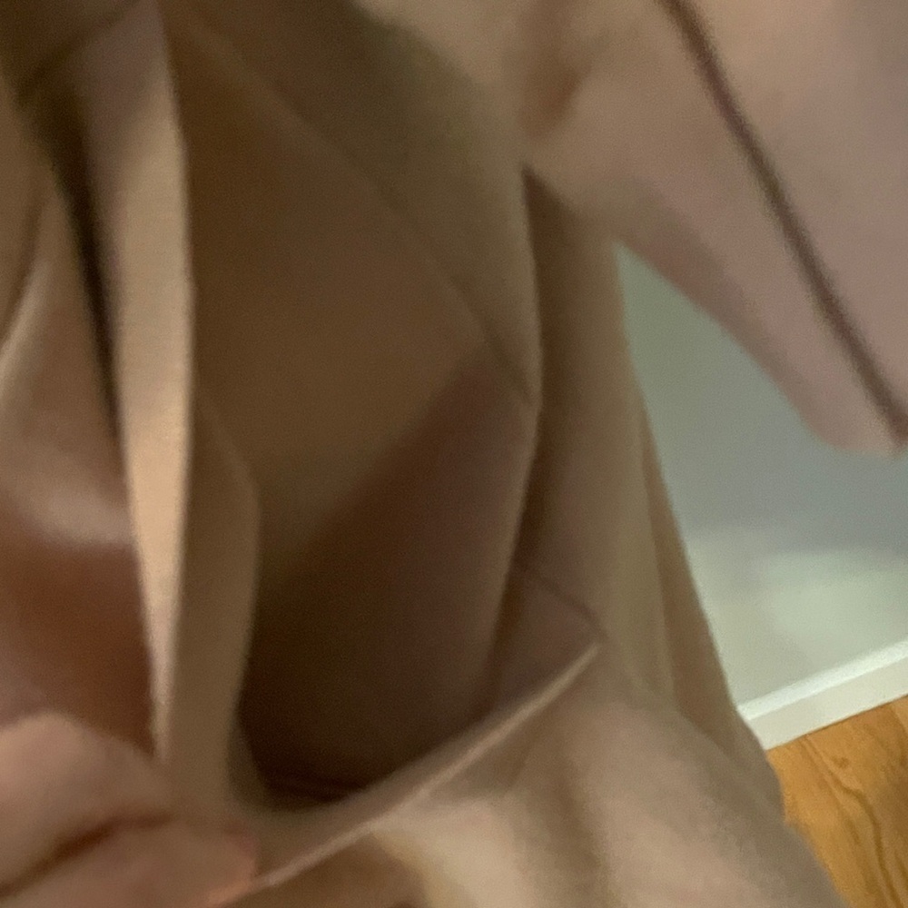 Elegant Tan Women's Cape Coat - Picture 5 of 10